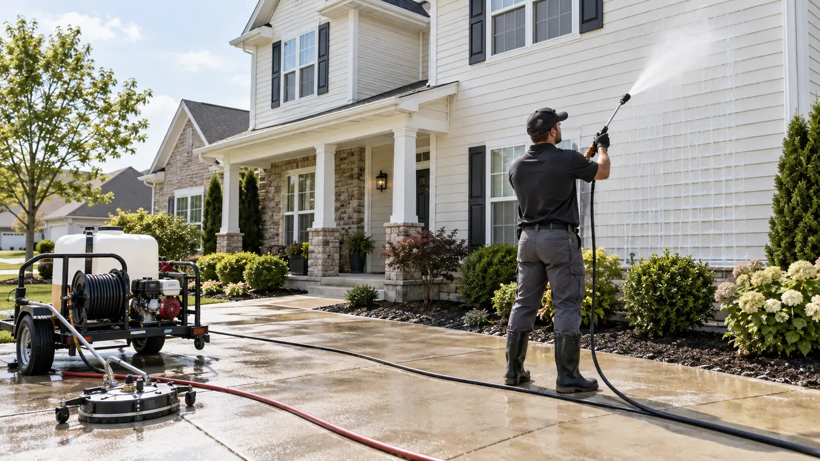 House Washing vs. Power Washing in St. Louis County, MO: Which Does Your Home Need?