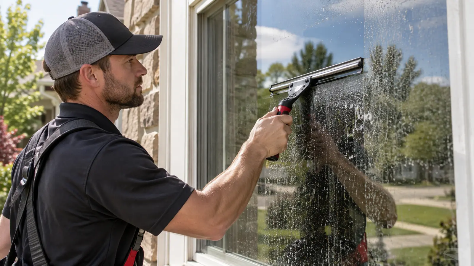Why Do Windows Get Dirty So Fast in St. Louis County, MO? Pollen, Hard Water & Weather Explained
